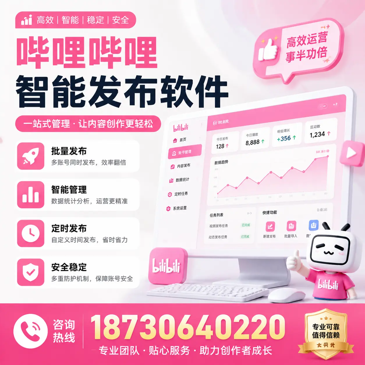 如何评估哔哩哔哩智能发布软件的ROI?遵义 企业必读